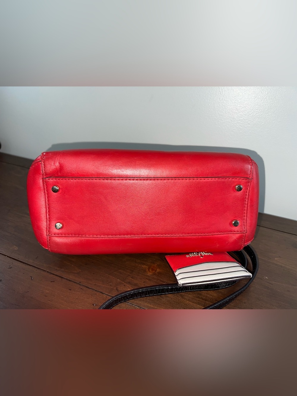 >Kate Spade Post Street Little Nadine Bag- Red - Picture 8 of 11